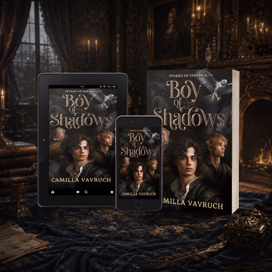 Boy of Shadows, book 2 in Stories of Gereon by Camilla Vavruch in paperback and ebook