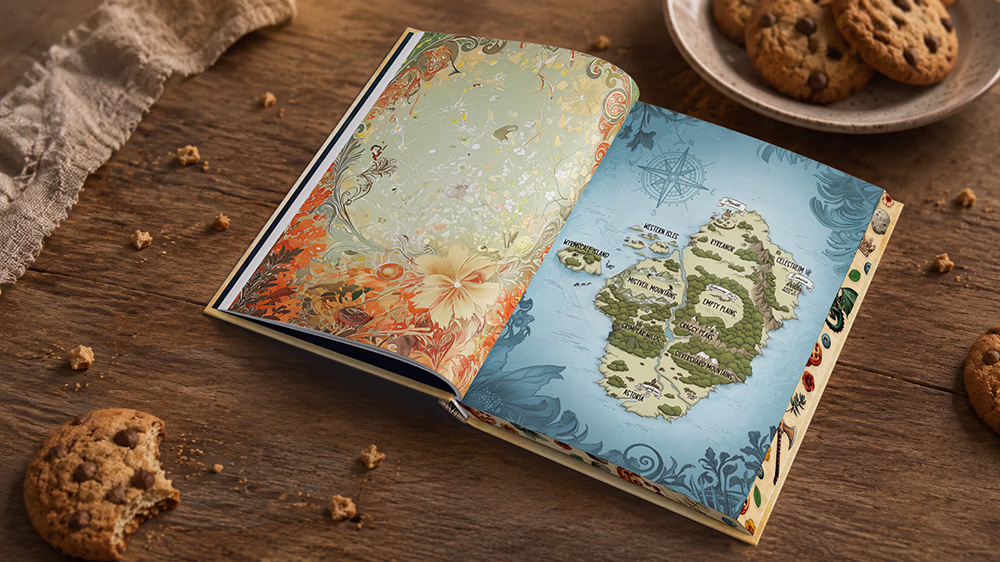 Map from Sugar and Scales by Camilla Vavruch Map from Sugar and Scales by Camilla Vavruch